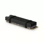 Axagon CLR-M2L10 pasīvais alumīnija radiators visām M.2 SSD, izmērs 2280, 10 mm augsts.