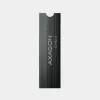 Axagon CLR-M2L10 pasīvais alumīnija radiators visām M.2 SSD, izmērs 2280, 10 mm augsts.