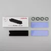 Axagon CLR-M2L10 pasīvais alumīnija radiators visām M.2 SSD, izmērs 2280, 10 mm augsts.