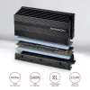 Axagon CLR-M2XL pasīvs alumīnija radiators vienpusējiem un divpusējiem M.2 SSD diskiem, izmērs 2280, augstums 36 mm