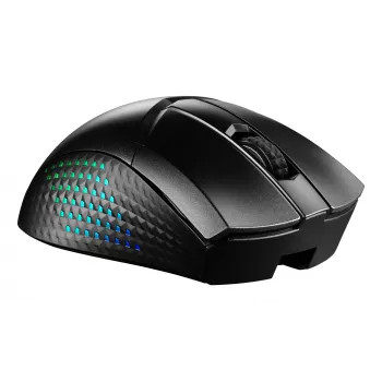 MSI CLUTCH GM51 LIGHTWEIGHT WIRELESS pele Gaming Labā roka RF Wireless + Bluetooth + USB Type-C Optiskā 26000 DPI