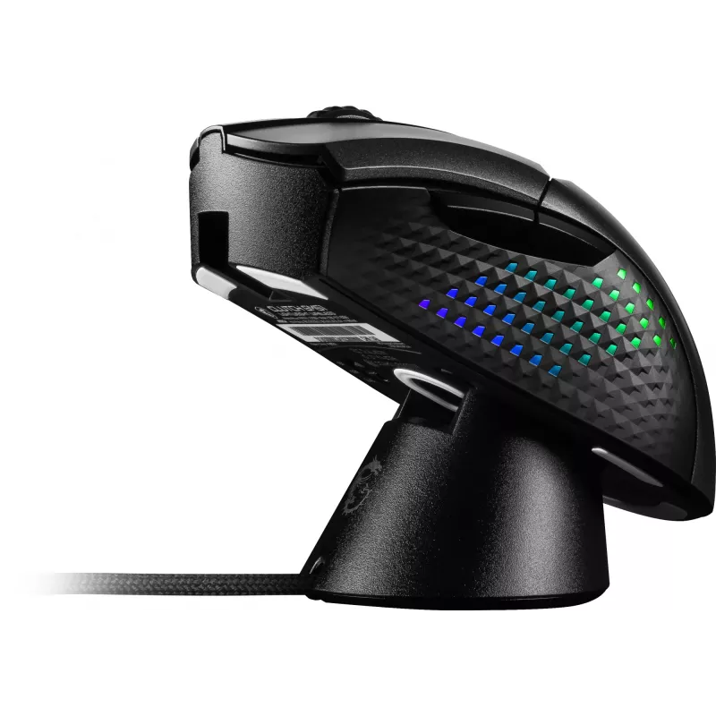 MSI CLUTCH GM51 LIGHTWEIGHT WIRELESS pele Gaming Labā roka RF Wireless + Bluetooth + USB Type-C Optiskā 26000 DPI