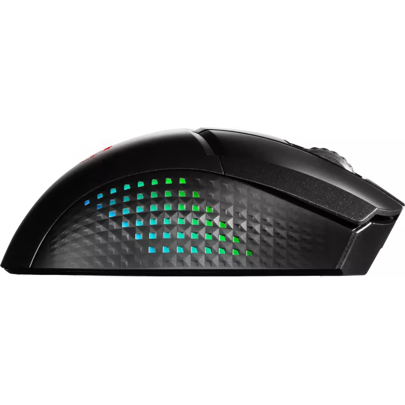 MSI CLUTCH GM51 LIGHTWEIGHT WIRELESS pele Gaming Labā roka RF Wireless + Bluetooth + USB Type-C Optiskā 26000 DPI