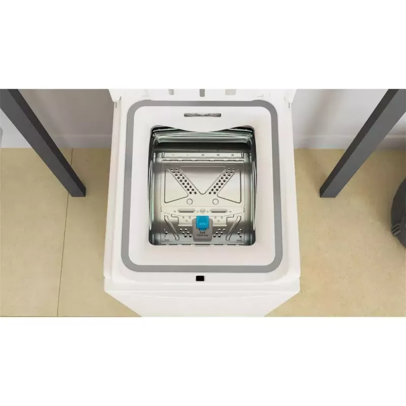 Veļas mazgājamā mašīna Whirlpool NTDLR 7220SS PL/N, augšējā ielāde, 7 kg, 1151 RPM, balta