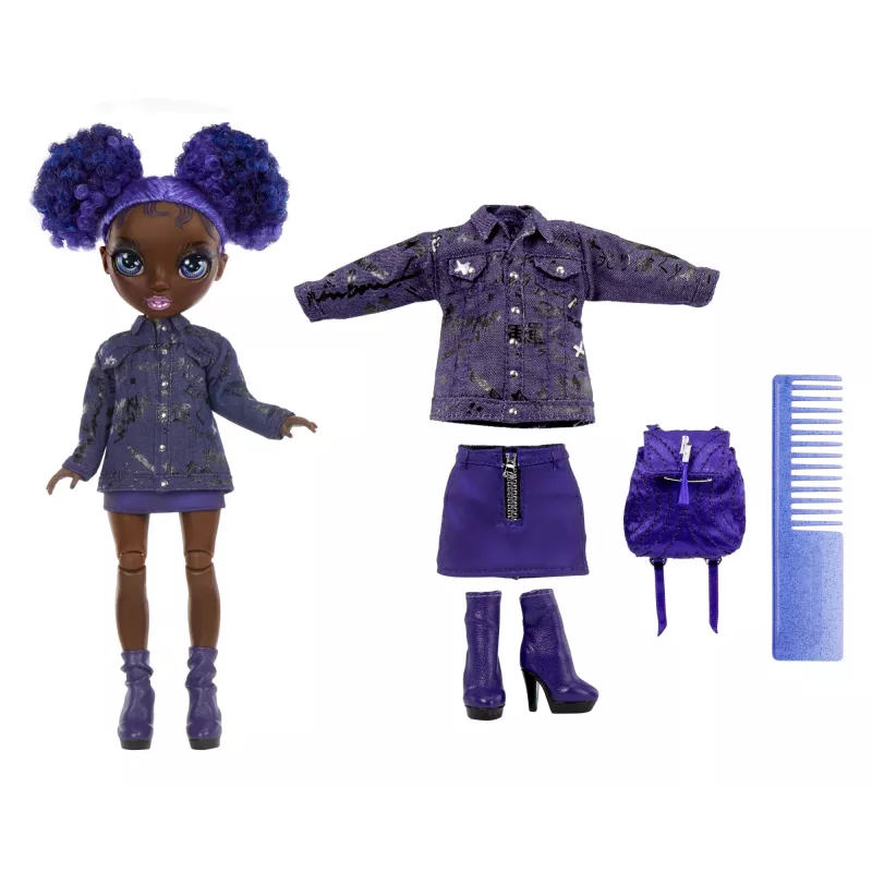Rainbow High Junior High lelle Series 2- Krystal, modes lelle, sieviete, 6 g., zēnam/meitenei, 230 mm, daudzkrāsains