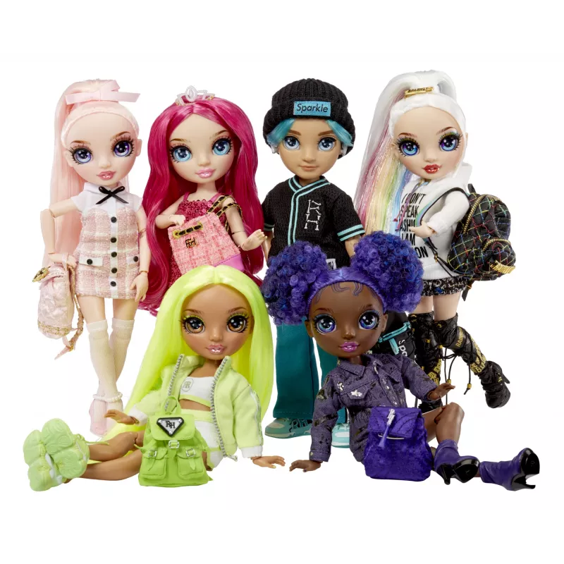 Rainbow High Junior High lelle Series 2- Krystal, modes lelle, sieviete, 6 g., zēnam/meitenei, 230 mm, daudzkrāsains