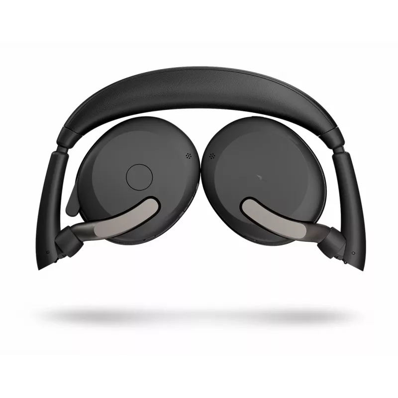 Jabra Evolve2 65 Flex - Link380c UC Stereo (Bezvadu uzlāde), Vadu un bezvadu, Birojs/Zvanu centrs, 20 - 20000 Hz, 136 g, Austiņas, Melna