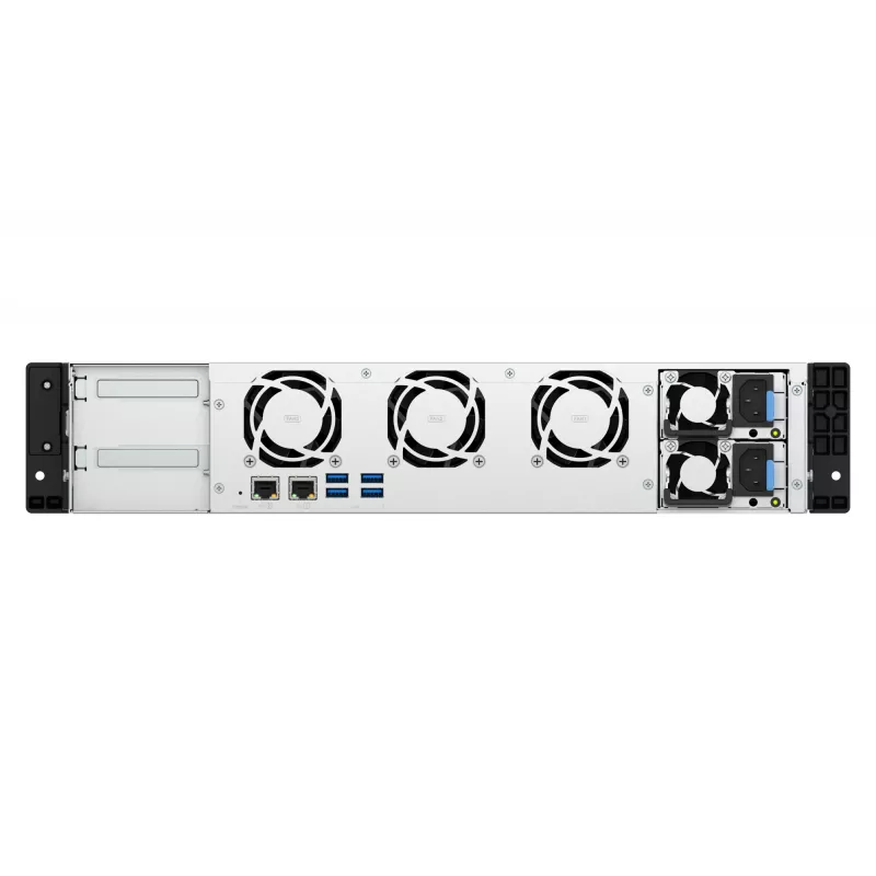 QNAP TS-855EU-RP NAS Rack (2U) Intel Atom® C5125 8 GB DDR4 0 TB QuTS hero Melns