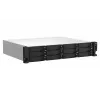 QNAP TS-1264U-RP NAS Rack (2U) Intel® Celeron® 8 GB DDR4 0 TB QNAP QTS Alumīnijs, Melns