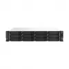 QNAP TS-1264U-RP NAS Rack (2U) Intel® Celeron® 8 GB DDR4 0 TB QNAP QTS Alumīnijs, Melns