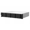 QNAP TS-1264U-RP NAS Rack (2U) Intel® Celeron® 8 GB DDR4 0 TB QNAP QTS Alumīnijs, Melns