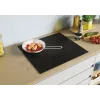 Candy CTP6SC4/E1 Melna iebūvējama 59 cm zonas indukcijas plīts ar 4 zonām un iebūvētu tvaika nosūcēju