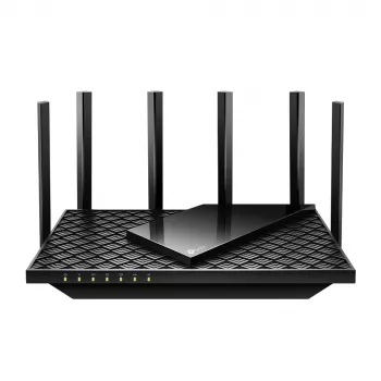 TP-Link Archer AX5400 Multi-Gigabit WiFi 6 maršrutētājs, Wi-Fi 6 (802.11ax), Divjoslu (2.4 GHz / 5 GHz), Ethernet LAN, Melns, Galda/staba maršrutētājs