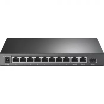 TP-Link 8 portu 10/100 Mb/s + 3 portu gigabitu galddatora slēdzis ar 8 portu PoE+