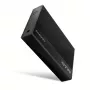 Axagon EE35-GTR USB-C 5Gbps - SATA 6G, 3.5 RIBBED box MELNS - USB Type C HDD korpuss 3.5 collu