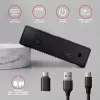 Axagon EE35-GTR USB-C 5Gbps - SATA 6G, 3.5 RIBBED box MELNS - USB Type C HDD korpuss 3.5 collu
