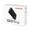 Axagon EE35-GTR USB-C 5Gbps - SATA 6G, 3.5 RIBBED box MELNS - USB Type C HDD korpuss 3.5 collu