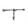Gembird MA-D3-01 regulējams galda turētājs 3 monitoriem, 17–27 collas, līdz 7 kg