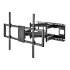 Gembird MA-D3-01 regulējams galda turētājs 3 monitoriem, 17–27 collas, līdz 7 kg