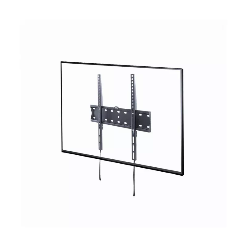 TV stiprinājums Gembird WM-55F-02 melns, 32–55 collu ekrāniem, maks. slodze 40 kg, VESA 200x200–400x400, plāns 2,5 cm