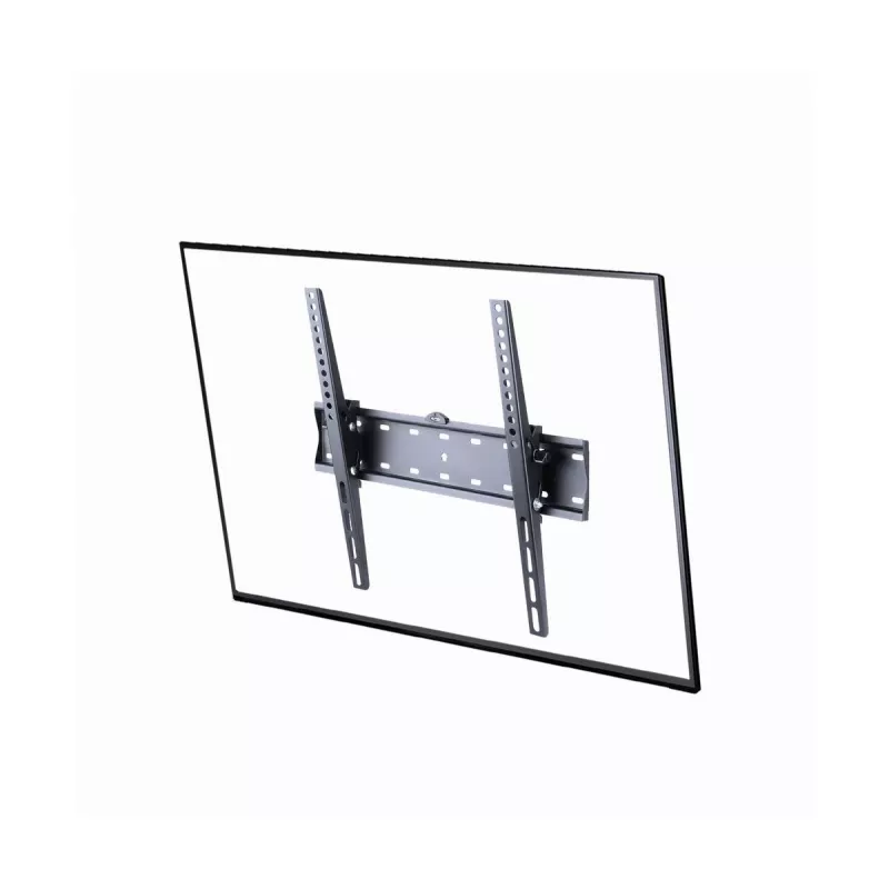 TV stiprinājums Gembird WM-55T-02 32–55 collu ekrāniem, slīpums -12° līdz 12°, VESA 200x200–400x400, 40 kg, melns