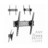 TV stiprinājums Gembird WM-55T-02 32–55 collu ekrāniem, slīpums -12° līdz 12°, VESA 200x200–400x400, 40 kg, melns