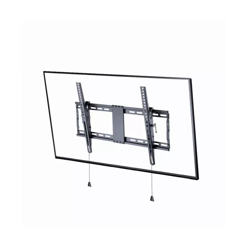 Sienas TV stiprinājums GEMBIRD WM-80T-01 37–80 collu ekrāniem, tērauds, slīpums -12°/+3°, VESA 200x200–600x400, 70 kg