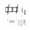 Sienas TV stiprinājums GEMBIRD WM-80T-01 37–80 collu ekrāniem, tērauds, slīpums -12°/+3°, VESA 200x200–600x400, 70 kg