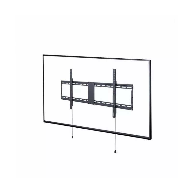 Sienas TV kronšteins Gembird WM-90F-01 43–90 collu ekrāniem, maks. VESA 800x400, 70 kg ietilpība, melns
