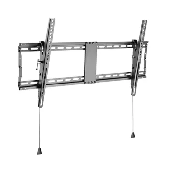 TV sienas stiprinājums Gembird WM-90T-01 43–90 collu ekrāniem, VESA 200x200–800x400, slīpums -12°–3°, 70 kg ietilpība, melns