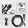 Axagon ADR-310 USB 3.2 Gen 1 A-M -> A-F aktīvs pagarinātāja/retranslatora kabelis 10 m