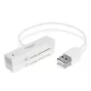 Axagon ADSA-1S USB 2.0 - 2,5 collu HDD SATA, HDD/SSD korpuss, 2,5 collu, Serial ATA, Serial ATA II, Serial ATA III, 0,48 Gbit/s, USB savienojums, Balts