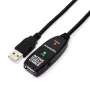 Axagon ADR-210 USB 2.0 A-M -> A-F aktīvs pagarinātāja/retranslatora kabelis 10m
