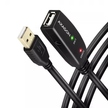 Axagon ADR-220 USB 2.0 A-M -> A-F aktīvs pagarinātāja / atkārtotāja kabelis 20m