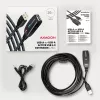 Axagon ADR-220 USB 2.0 A-M -> A-F aktīvs pagarinātāja / atkārtotāja kabelis 20m