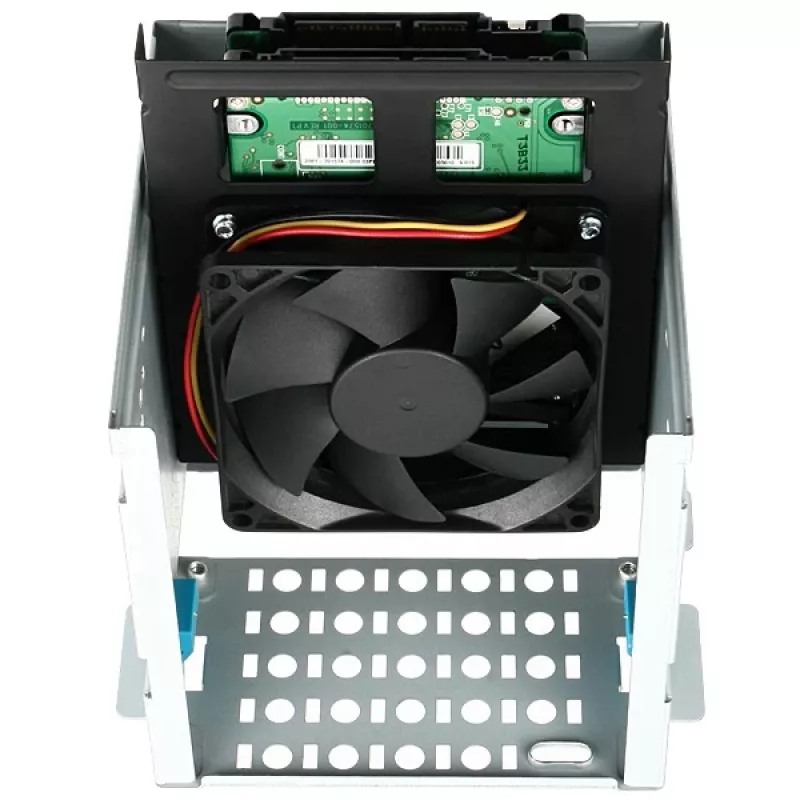Axagon RHD-225 METAL kronšteins 2x 2,5 collu HDD/SSD ievietošanai 3,5 collu nodalījumā, ventilatora stiprinājums