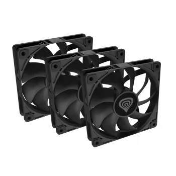 GENESIS Oxal 120 Computer case Fan 12 cm Melns 3 gab.