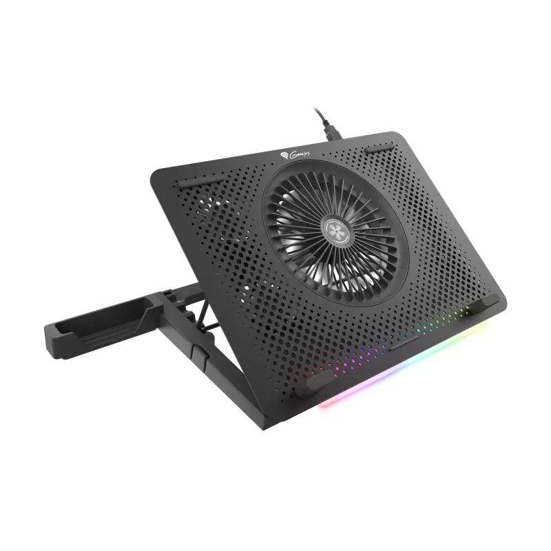 GENESIS Oxid 450 datora dzesēšanas paliktnis 39,6 cm (15,6 collas) 2400 RPM Melns