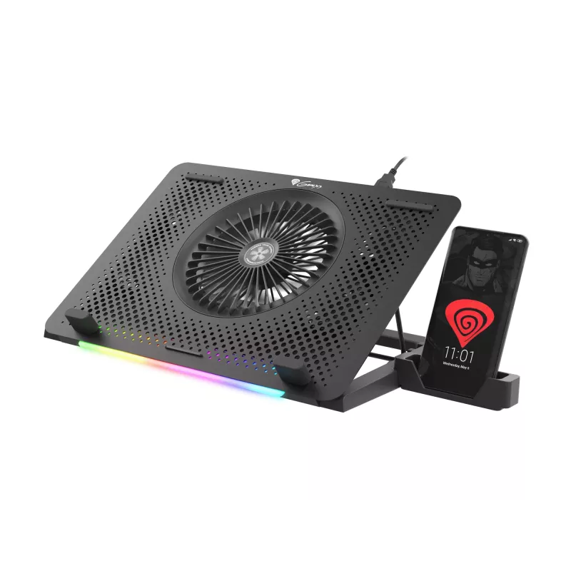 GENESIS Oxid 450 datora dzesēšanas paliktnis 39,6 cm (15,6 collas) 2400 RPM Melns