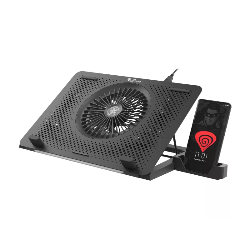 GENESIS Oxid 450 datora dzesēšanas paliktnis 39,6 cm (15,6 collas) 2400 RPM Melns