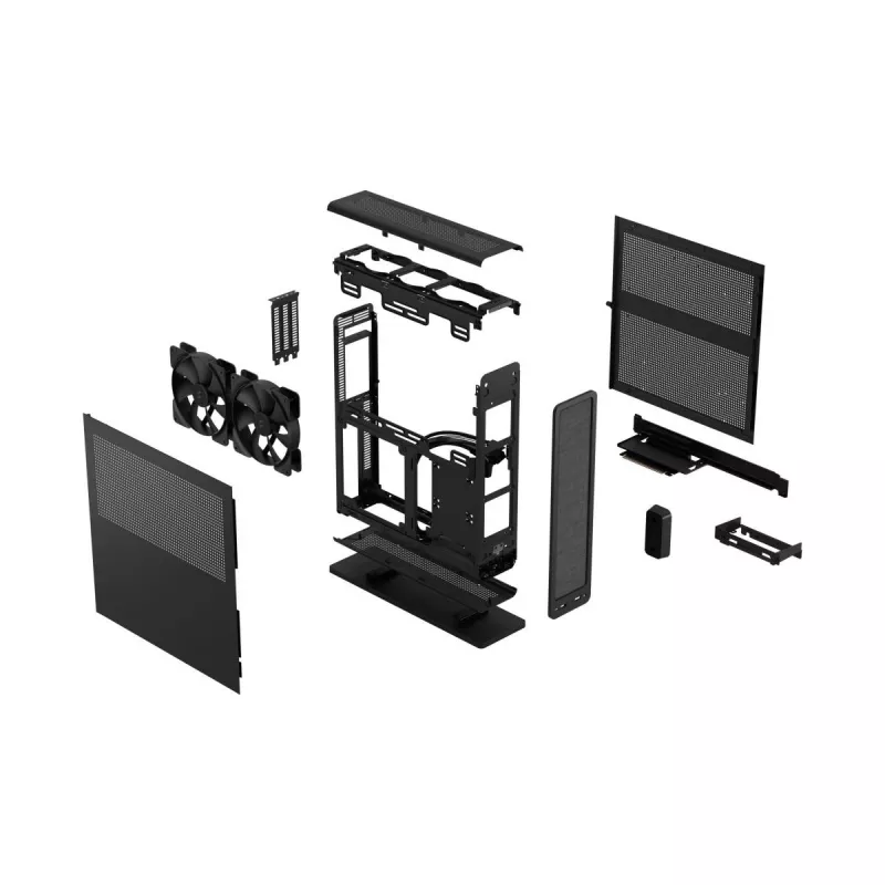 Datora korpuss Fractal Design Ridge Small Form Factor Melns