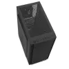 PC korpuss IBOX ANTILA 39 Midi Tower — melns, ATX/microATX, GPU līdz 31 cm, CPU dzesētāja augstums 150 mm