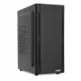 PC korpuss IBOX ANTILA 39 Midi Tower — melns, ATX/microATX, GPU līdz 31 cm, CPU dzesētāja augstums 150 mm