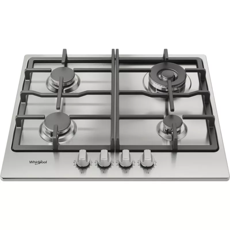 Whirlpool TGML 661 IX R Nerūsējošais tērauds Iebūvējams 58 cm Gāze 4 zonas