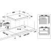 Whirlpool TGML 661 IX R Nerūsējošais tērauds Iebūvējams 58 cm Gāze 4 zonas