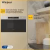 Iebūvējamā mikroviļņu krāsns WHIRLPOOL MBNA900X — 750 W, 22 L, nerūsējošais tērauds, pogu vadība, bez grila