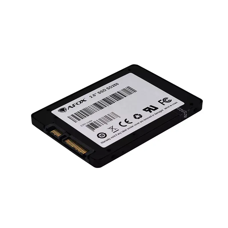 2.5 collu SATA III SSD AFOX SD250-128GN, 128 GB, TLC, 2.5 collas, 6.8 mm, līdz 430/380 MB/s