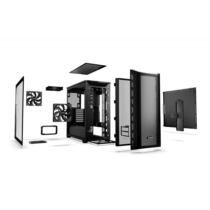 PC korpuss be quiet! Shadow Base 800 Midi Tower Melns