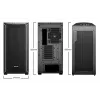 PC korpuss be quiet! Shadow Base 800 DX Midi Tower Melns