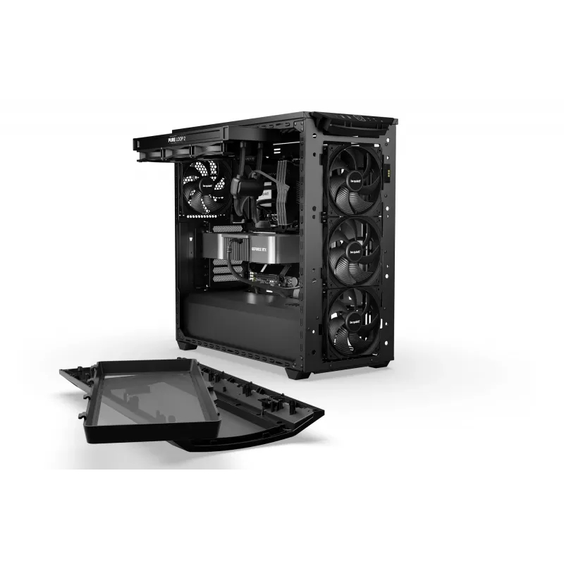 PC korpuss be quiet! Shadow Base 800 DX Midi Tower Melns